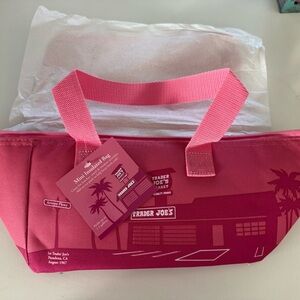 Trader Joe's Mini Pink Insulated Tote Bag